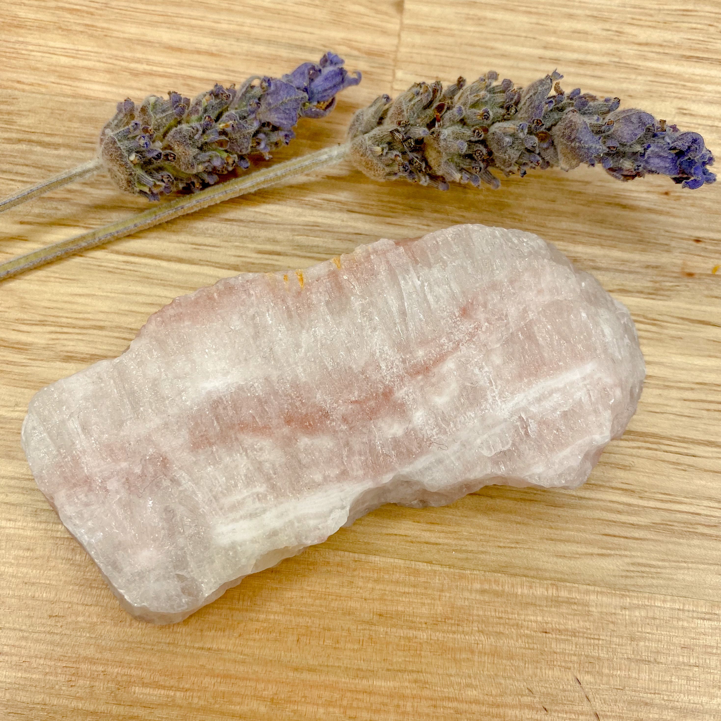 Rose Calcite Small Slab