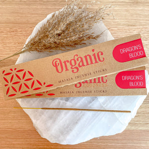 Dragon Blood Sticks - Organic Goodness Masala Incense