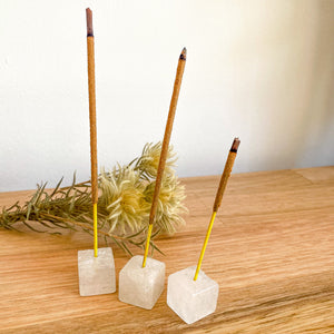 Incense Holder - Clear Quartz