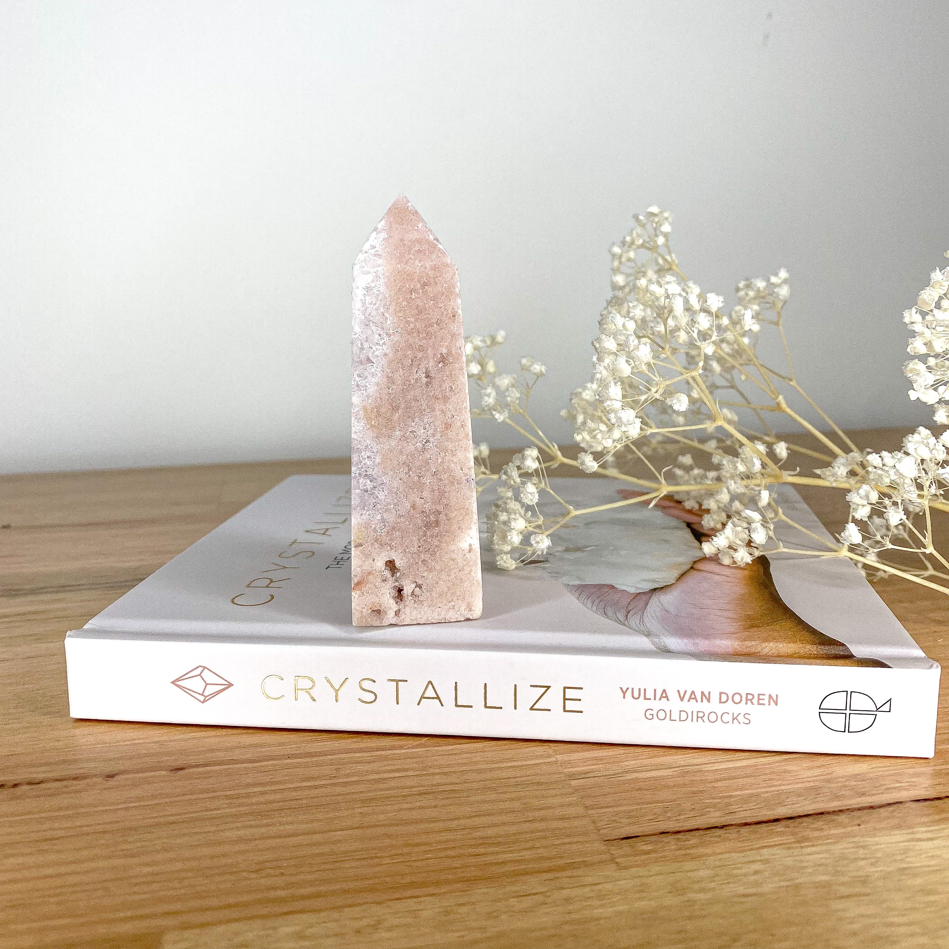 Brazilian Pink Amethyst Tower 02