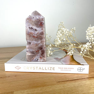 High Grade Brazilian Pink Amethyst Tower 02