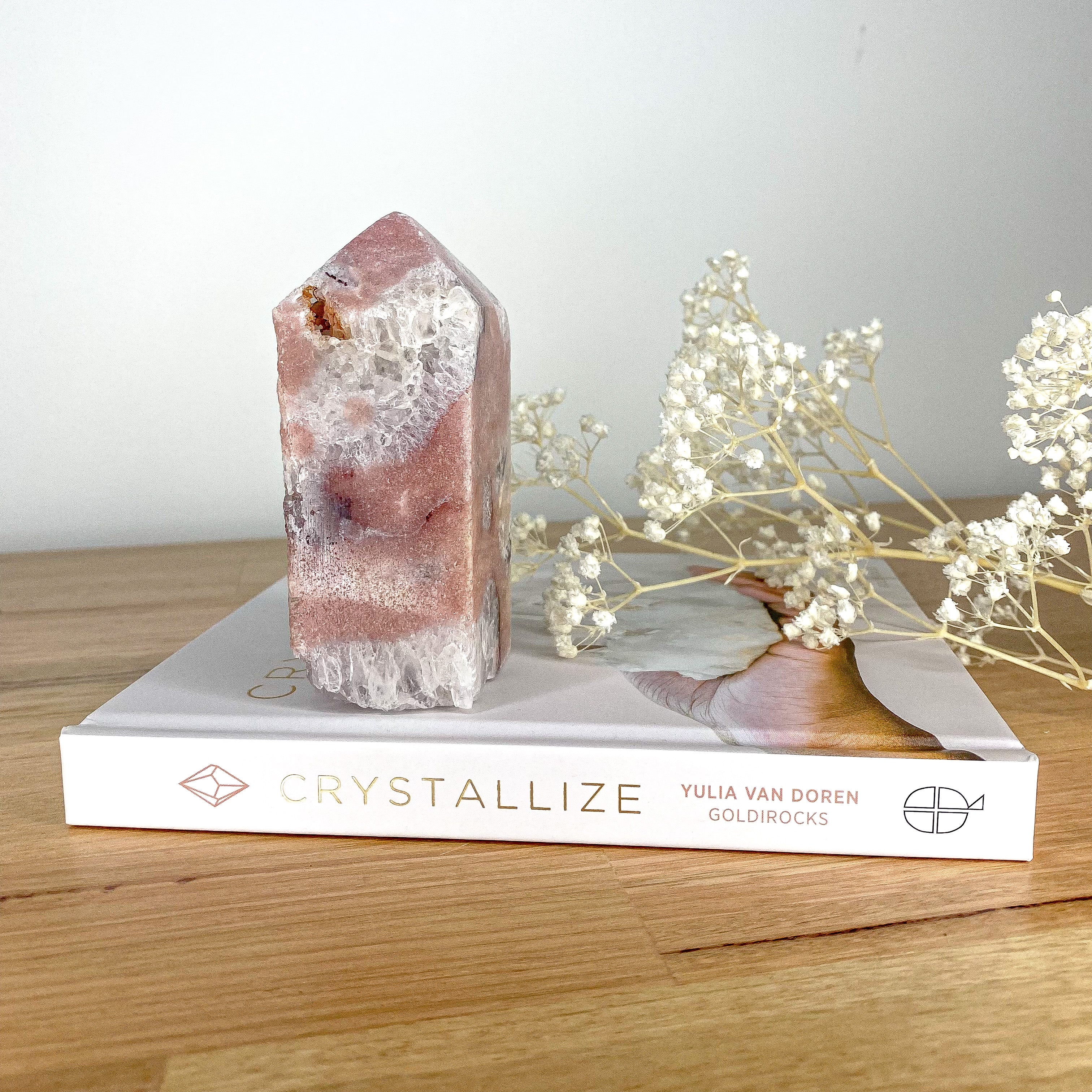 High Grade Brazilian Pink Amethyst Tower 03