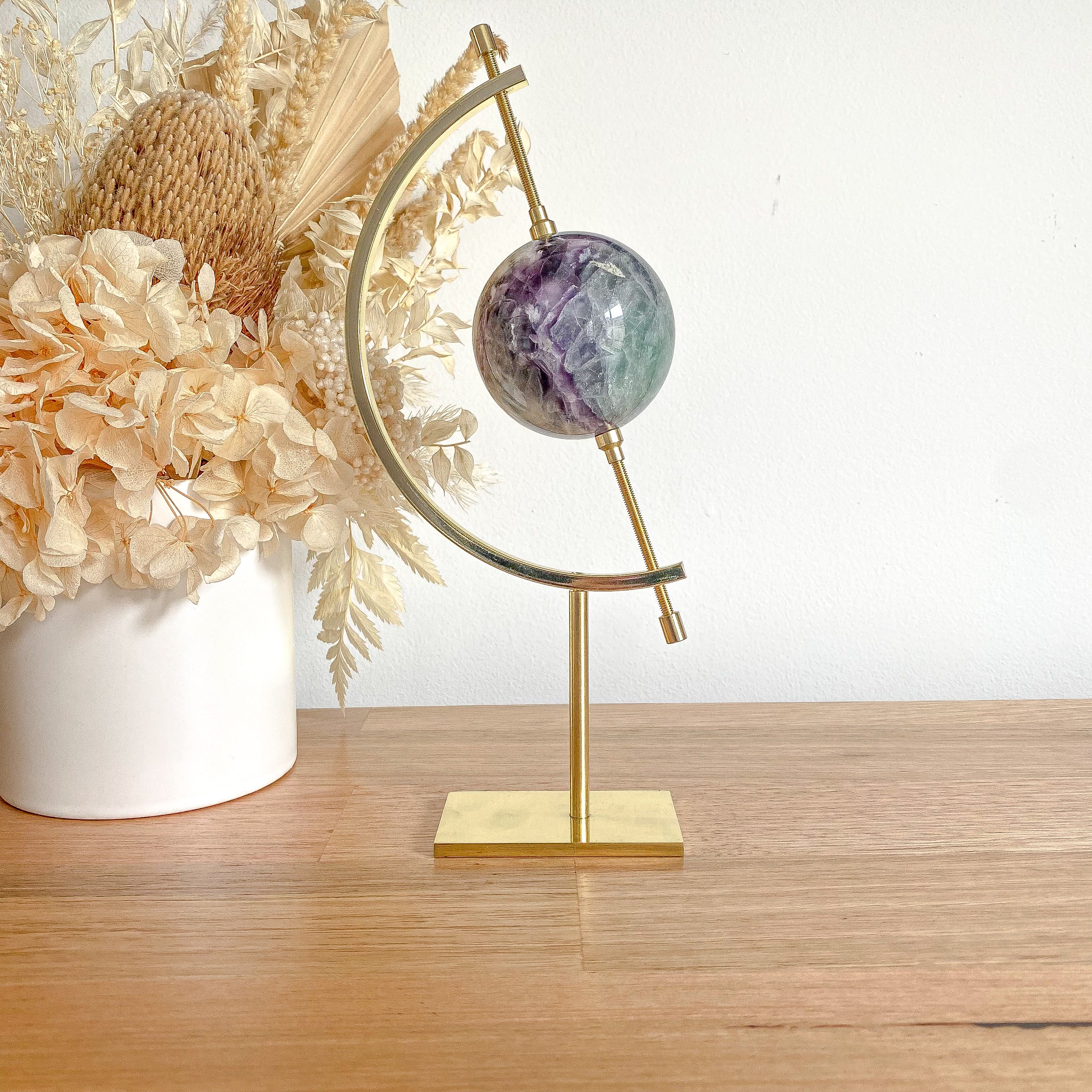 Rainbow Fluorite Sphere 03