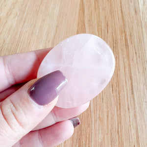 Rose Quartz Worry Stone