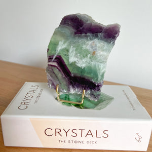 Rainbow Fluorite Slab 01