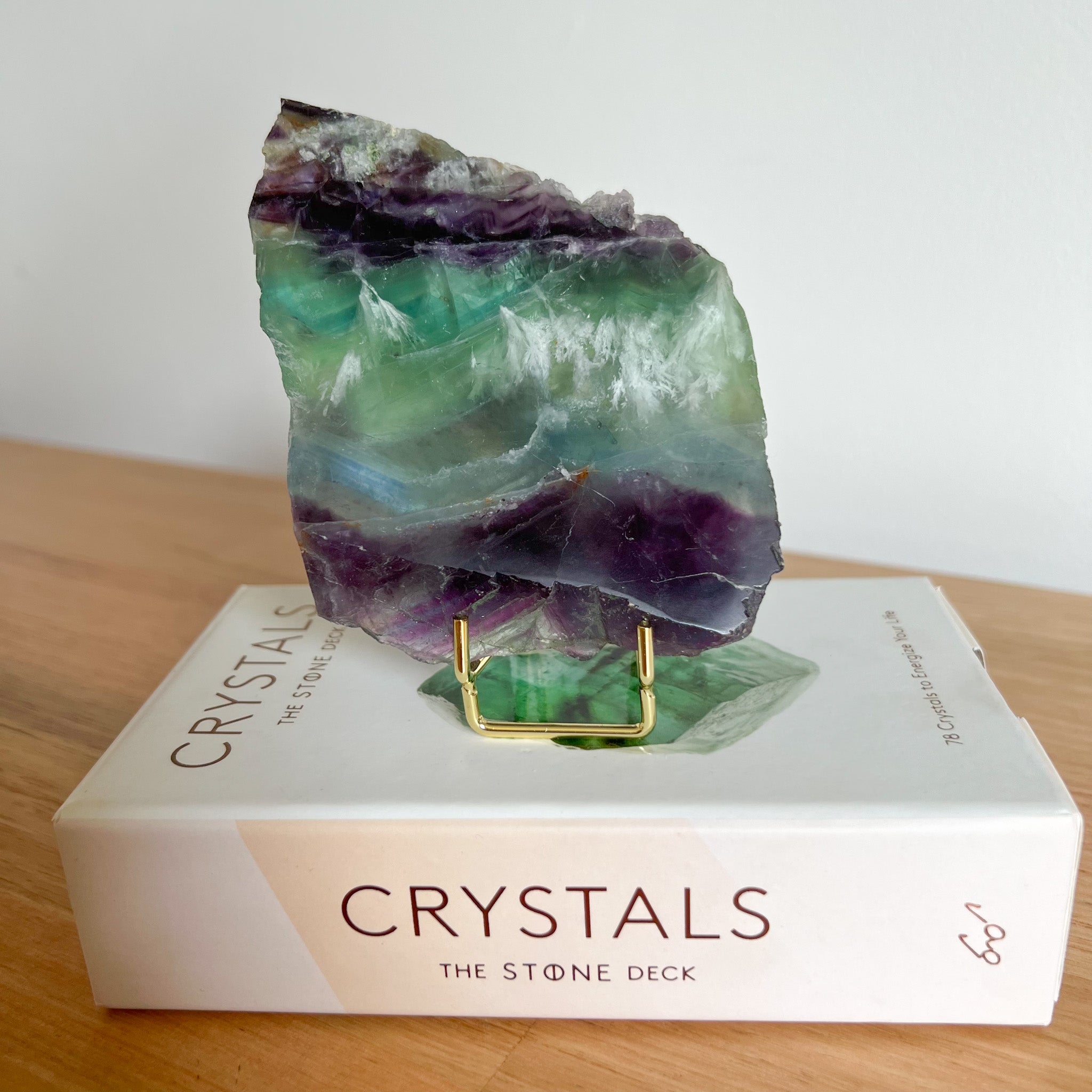 Rainbow Fluorite Slab 02