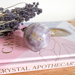 Purple Chalcedony Sphere 01