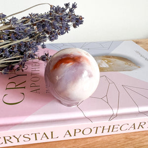 Purple Chalcedony Sphere 03