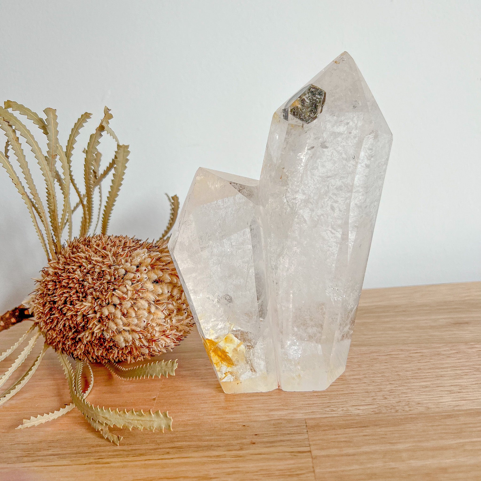 Clear Quartz Double Point